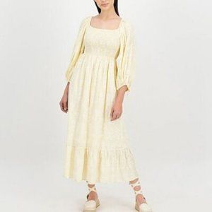 Old Khaki Meadow Tiered Midi Dress Floral Printed XL 16